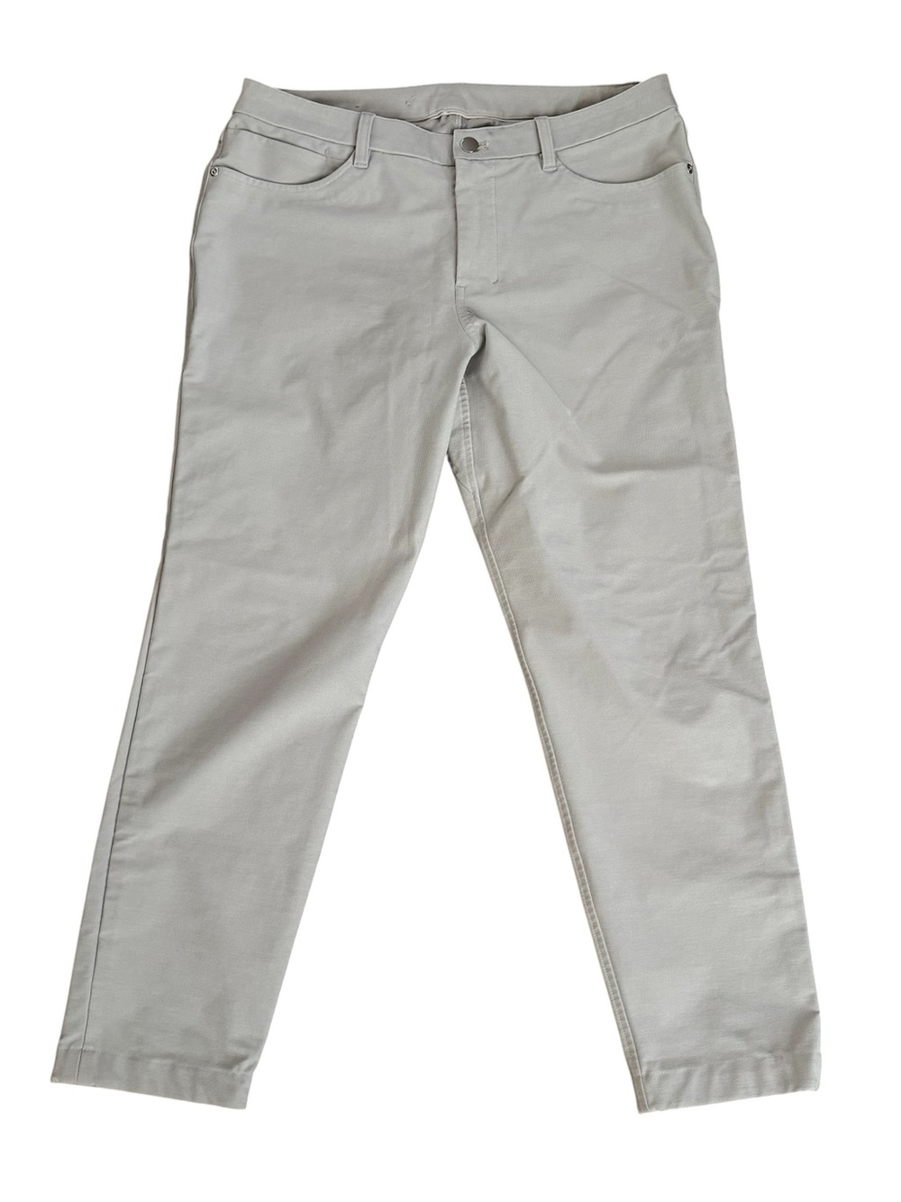 Lululemon Men's ABC Pants Classic Fit 32x27 Trouser In Light Grey LM5AY4S